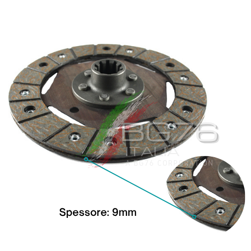 DISCO FRIZIONE ad. AEBI AM41 D=155mm Z=10 (22X18) - immagine 2