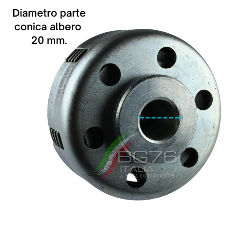 Frizione Completa Per Motozappa Benassi BL105 (8 Cave) - Ricambio Originale PRAI - Italia