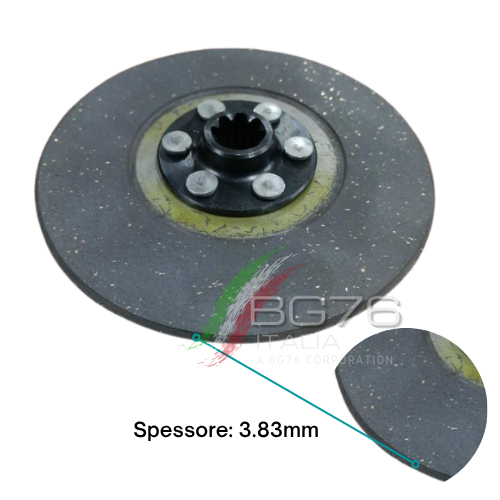 DISCO FRIZIONE ad. GOLDONI FERRARI VALPADANA FORT BENASSI E VARI D=110mm Z=8 (15x12) - immagine 3