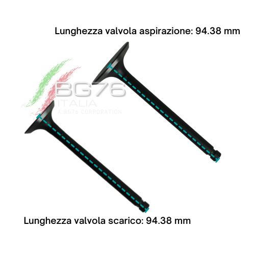 Valvola Aspirazione AE V94644 | Diametro Testa 31mm | Acciaio Cromo-silicio