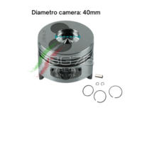 Jardiaffaires Pistone 86 Mm Completo Per Motore Yanmar L100 E Copie Cinesi 186F – Con Segmenti, Asse E Clip