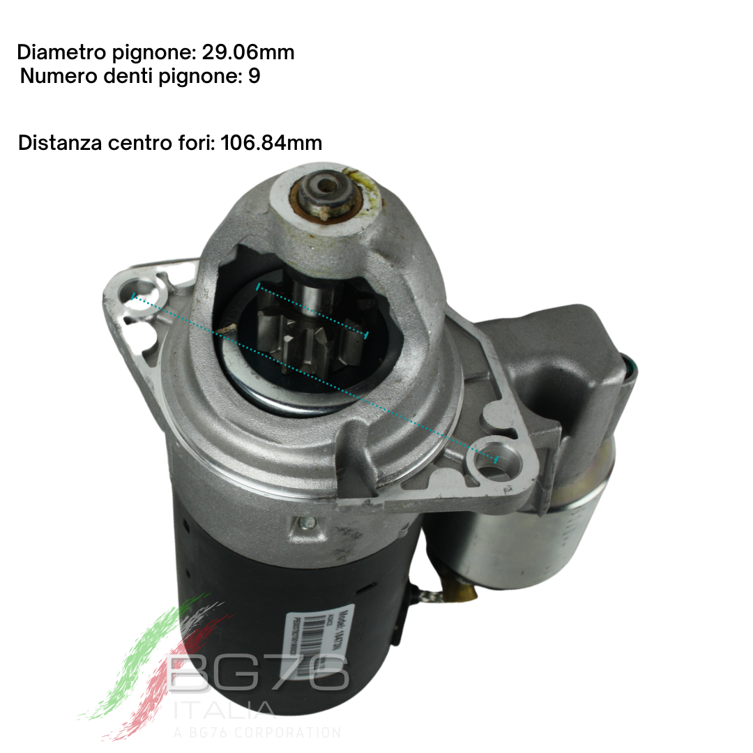 Motorino Avviamento AS-PL S0619S 12V 10 Denti – Compatibile Con Jeep Wrangler, Dodge Nitro, Jeep Cherokee