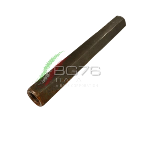 ASSE ESAGONALE FORATO PER ASTA PASSANTE ad. SICILZAPPA ES 27mm L=225mm