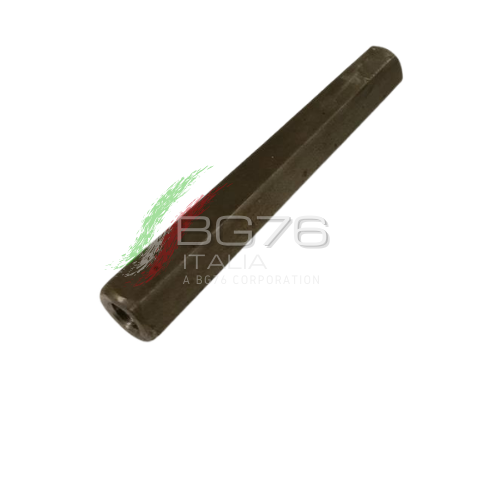 ASSE ESAGONALE FORATO PER ASTA PASSANTE ad. SICILZAPPA ES 30mm L=225mm