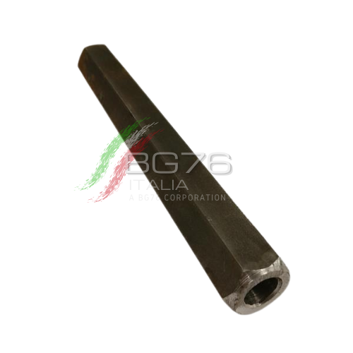 ASSE ESAGONALE FORATO PER ASTA PASSANTE ad. SICILZAPPA ES 27mm L=225mm - immagine 2