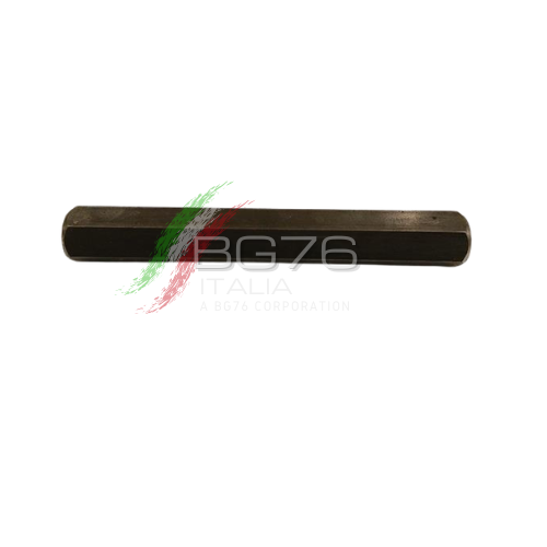 ASSE ESAGONALE FORATO PER ASTA PASSANTE ad. SICILZAPPA ES 30mm L=225mm - immagine 2
