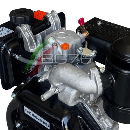 MOTORE TORO MOTORI DIESEL 5 HP CON AVVIAMENTO MANUALE TORO MOTORI TIPO YANMAR TM173RS CONICO 23mm - Image 7