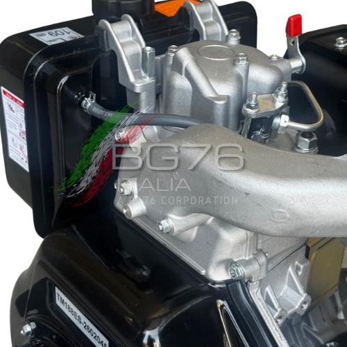 MOTORE TORO MOTORI DIESEL 12 HP CON AVVIAMENTO ELETTRICO TORO MOTORI TIPO YANMAR TM188ES CONICO 23mm - Image 7