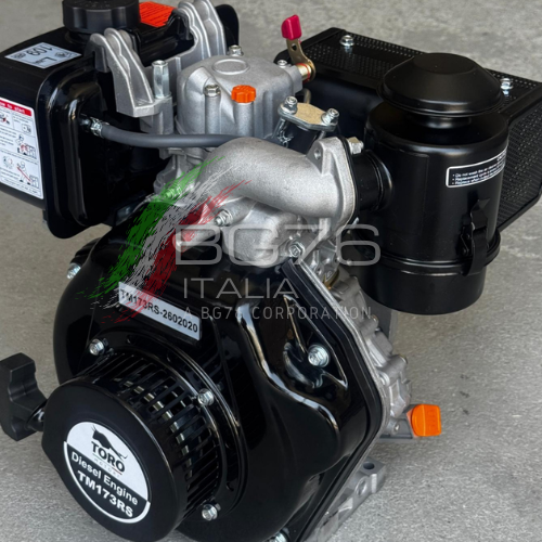 MOTORE TORO MOTORI DIESEL 5 HP CON AVVIAMENTO MANUALE TORO MOTORI TIPO YANMAR TM173RS CONICO 23mm - Image 9